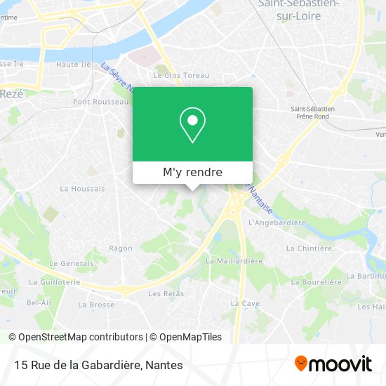 15 Rue de la Gabardière plan