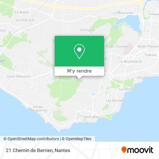 21 Chemin de Berrien plan