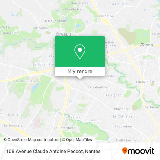 108 Avenue Claude Antoine Peccot plan