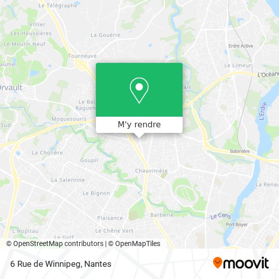 6 Rue de Winnipeg plan
