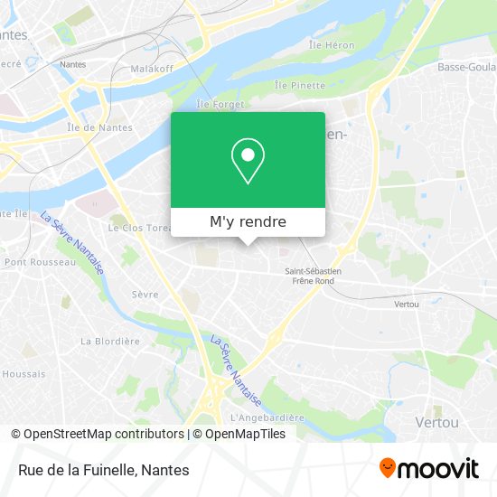 Rue de la Fuinelle plan
