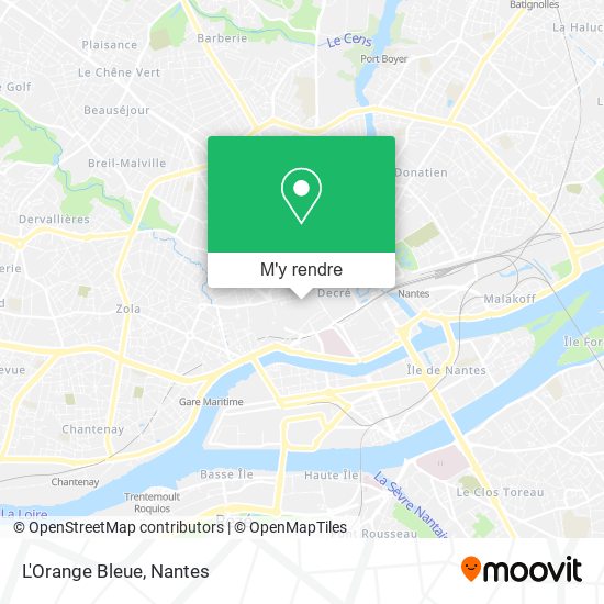 L'Orange Bleue plan