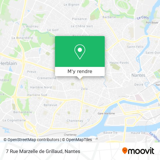 7 Rue Marzelle de Grillaud plan