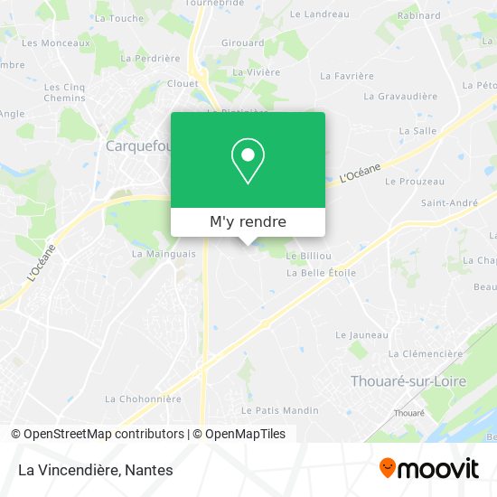 La Vincendière plan