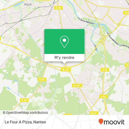 Le Four A Pizza plan