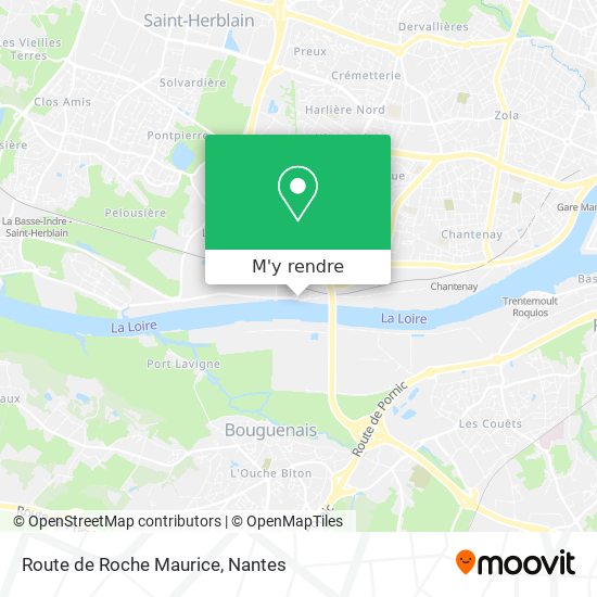 Route de Roche Maurice plan