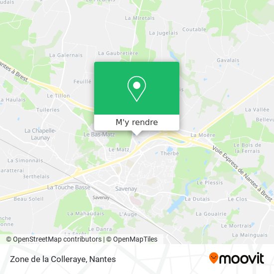 Zone de la Colleraye plan