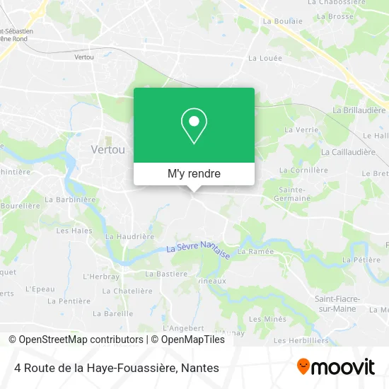4 Route de la Haye-Fouassière plan