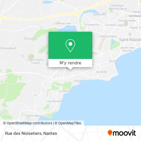 Rue des Noisetiers plan