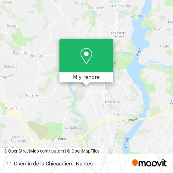 11 Chemin de la Chicaudière plan
