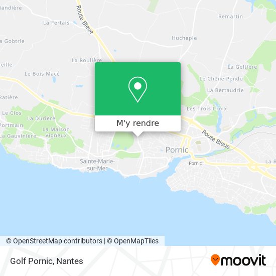 Golf Pornic plan