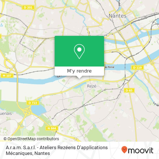 A.r.a.m. S.a.r.l. - Ateliers Rezéens D'applications Mécaniques plan