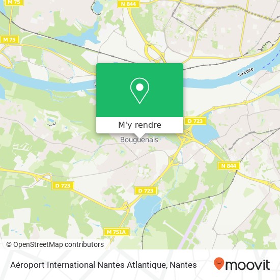 Aéroport International Nantes Atlantique plan