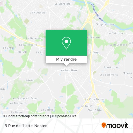 9 Rue de l'Ilette plan