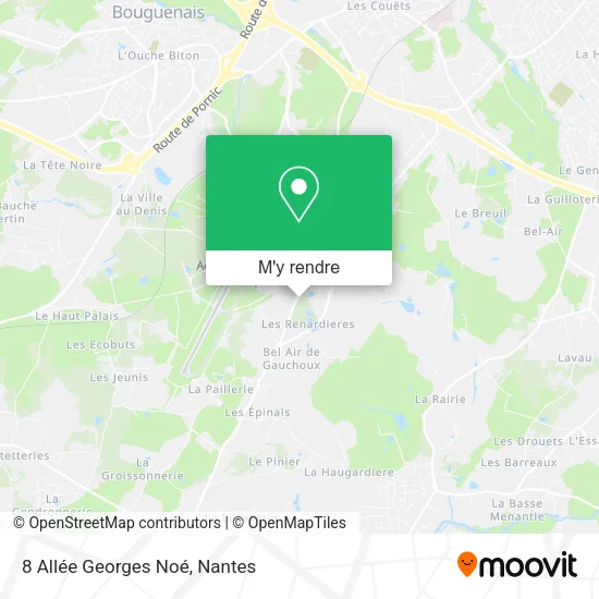 8 Allée Georges Noé plan
