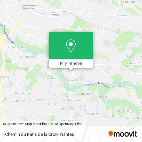 Chemin du Patis de la Croix plan