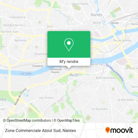 Zone Commerciale Atout Sud plan