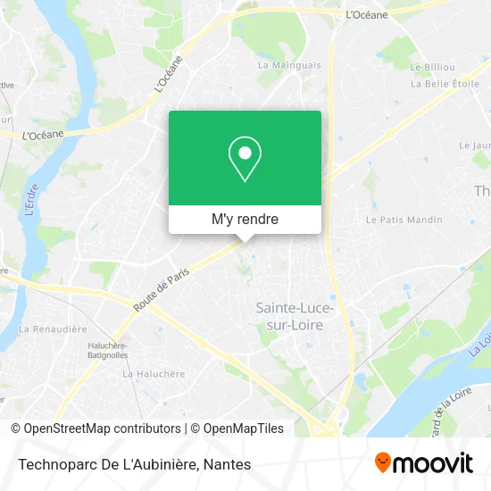 Technoparc De L'Aubinière plan