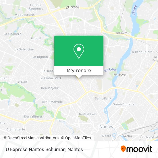 U Express Nantes Schuman plan