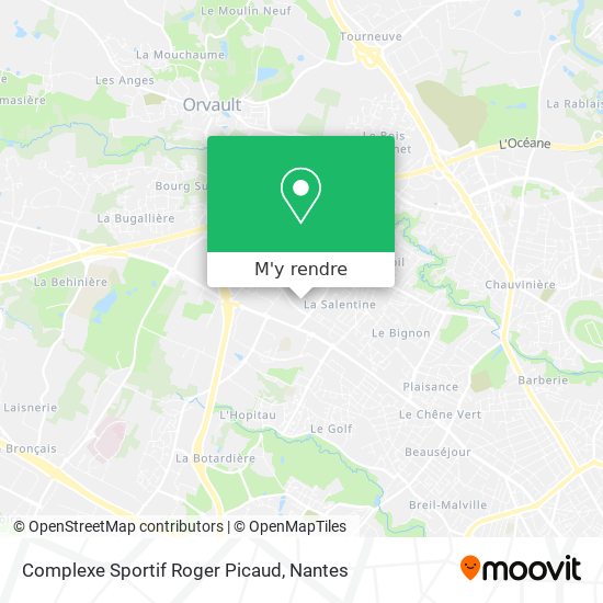 Complexe Sportif Roger Picaud plan