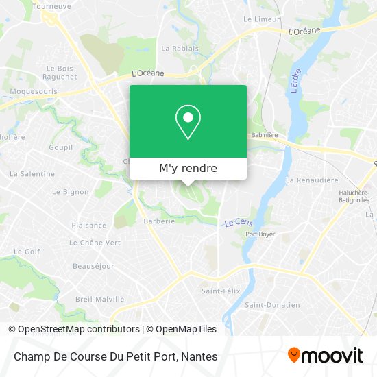 Champ De Course Du Petit Port plan