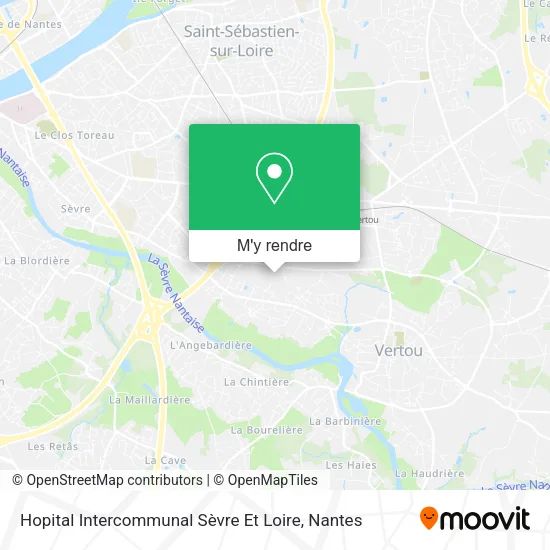 Hopital Intercommunal Sèvre Et Loire plan