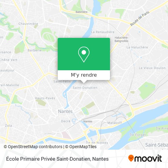 École Primaire Privée Saint-Donatien plan