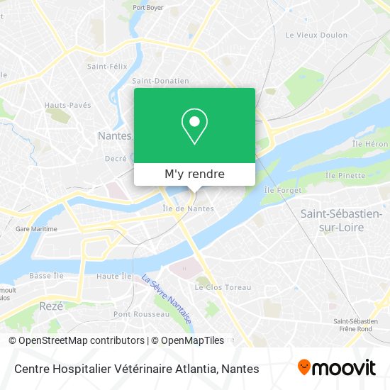 Centre Hospitalier Vétérinaire Atlantia plan