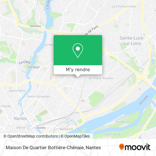 Maison De Quartier Bottière-Chênaie plan