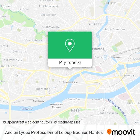 Ancien Lycée Professionnel Leloup Bouhier plan