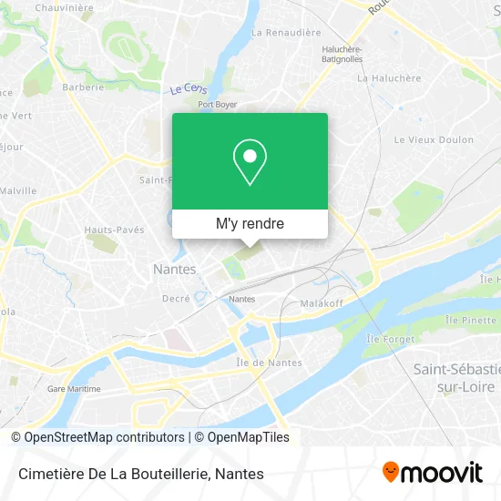 Cimetière De La Bouteillerie plan