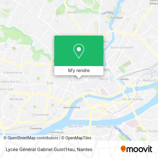 Lycée Général Gabriel Guist'Hau plan