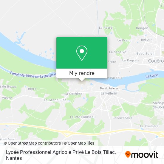 Lycée Professionnel Agricole Privé Le Bois Tillac plan