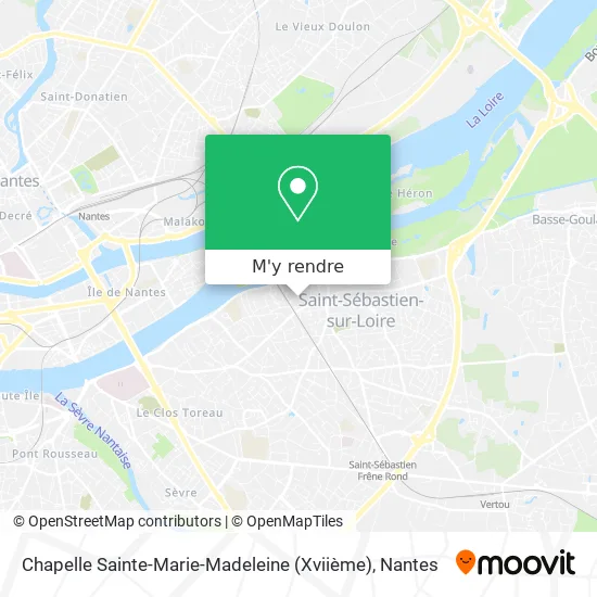Chapelle Sainte-Marie-Madeleine (Xviième) plan
