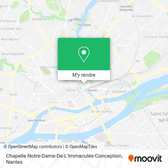 Chapelle Notre-Dame-De-L'Immaculée-Conception plan