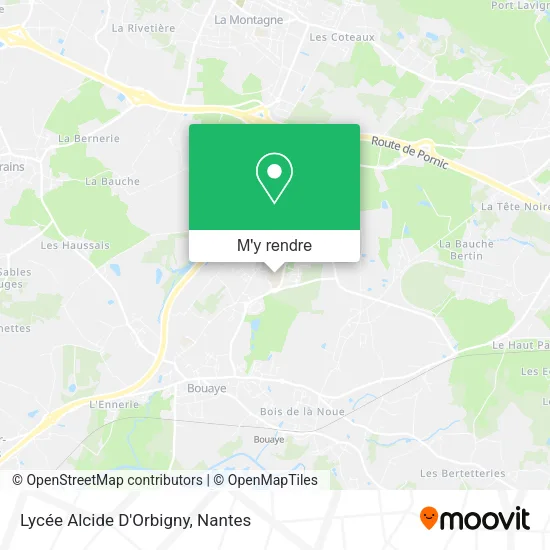 Lycée Alcide D'Orbigny plan