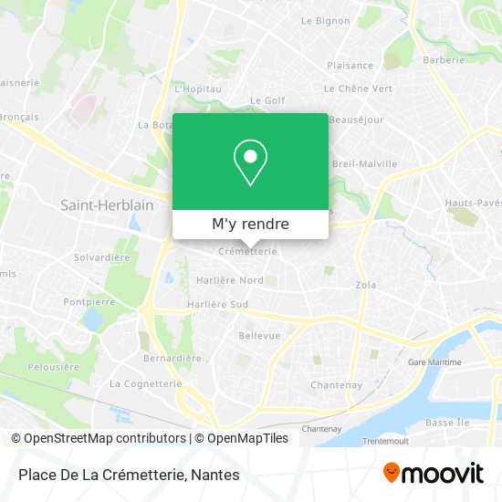 Place De La Crémetterie plan
