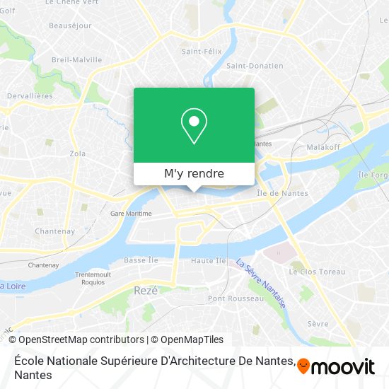École Nationale Supérieure D'Architecture De Nantes plan