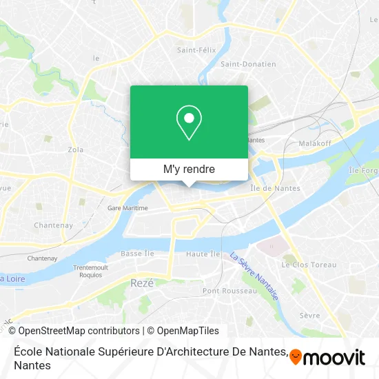 École Nationale Supérieure D'Architecture De Nantes plan