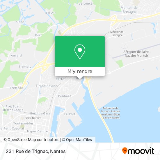 231 Rue de Trignac plan