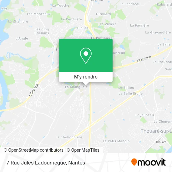 7 Rue Jules Ladoumegue plan