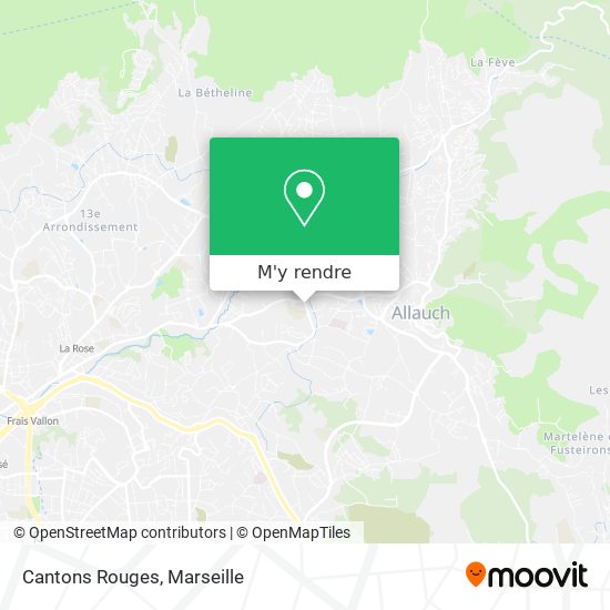 Cantons Rouges plan
