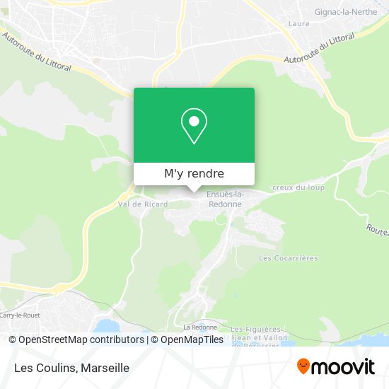 Les Coulins plan