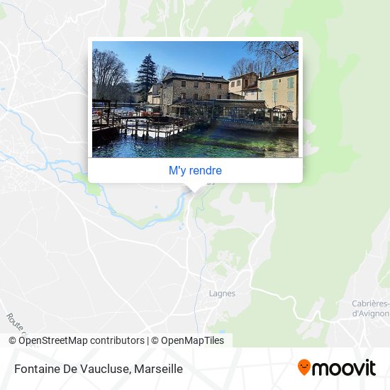 Fontaine De Vaucluse plan