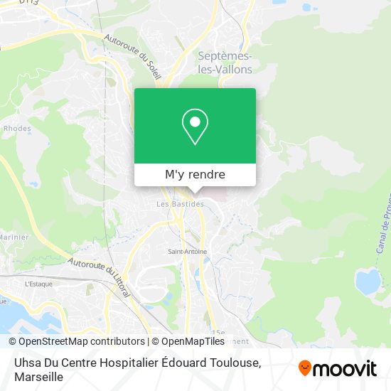 Uhsa Du Centre Hospitalier Édouard Toulouse plan