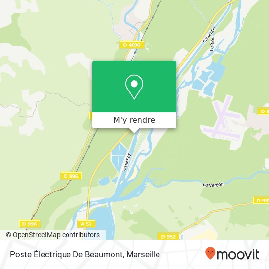 Poste Électrique De Beaumont plan