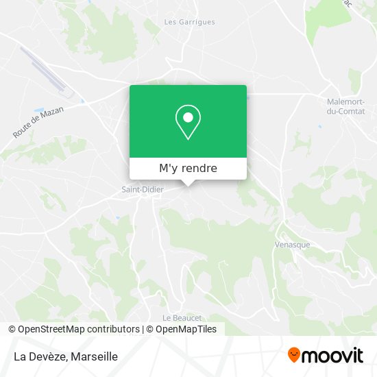 La Devèze plan