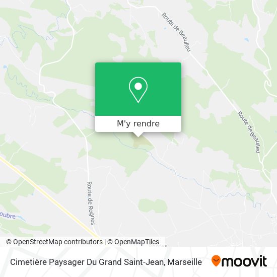 Cimetière Paysager Du Grand Saint-Jean plan