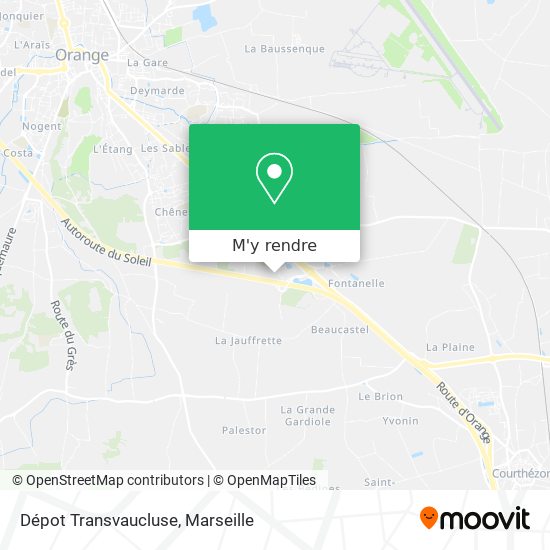 Dépot Transvaucluse plan