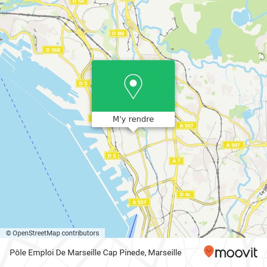 Pôle Emploi De Marseille Cap Pinede plan